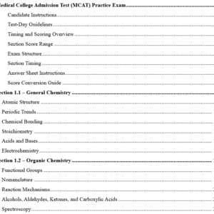 MCAT Practice Exam Medical College Admission Test 2026 - Image 2