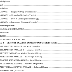 MCAT Practice Exam Medical College Admission Test 2026 - Image 4