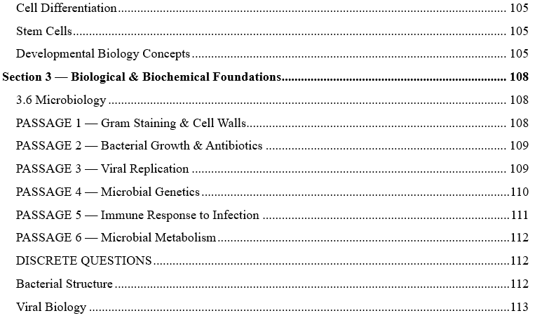 MCAT Practice Exam Medical College Admission Test 2026